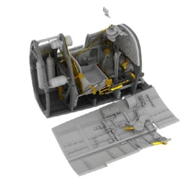 Supermarine Spitfire Mk.II cockpit (designed to be used with Revell kits)