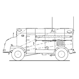Dorchester LP Armoured Command Vehicle -These vehicles were used as mobile head- quarters by the commanders of armoured formatio