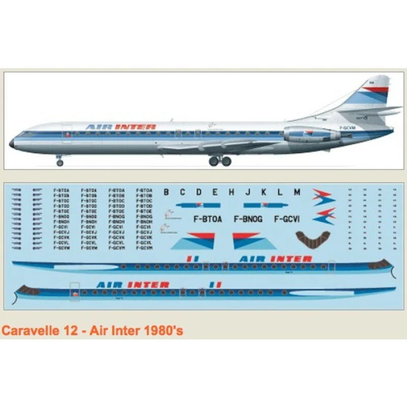 Caravelle 12 Air Inter 80s