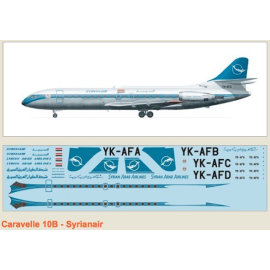 Caravelle 10B Syrianair Model kit