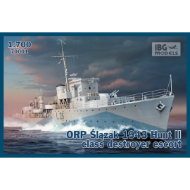 ORP Slazak 1943 Hunt II class destroyer escort Model kit