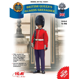 British Queen's Guards Grenadier (100% new moulds) Figure