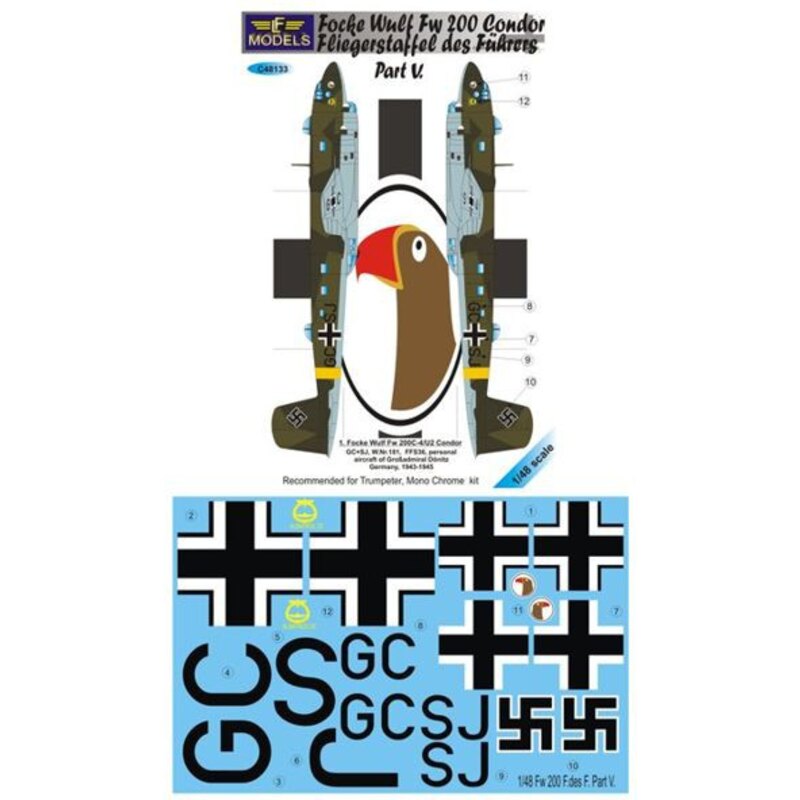 Focke-Wulf Fw 200C-4 Condor Part V (designed to be used with Trumpeter kits)