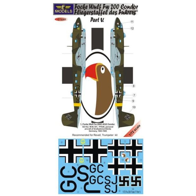 Focke-Wulf Fw 200 Condor Part V (designed to be used with Revell and trumpeter kits)