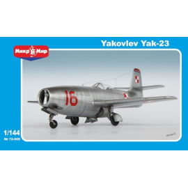Yakovlev Yak-23 Soviet fighter The kit consists of two models a single seat version and a double seater. Model kit