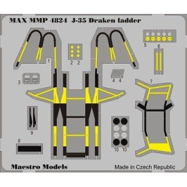 SAAB 35 Draken ladder (Eduards old ladder set, now in color etch)