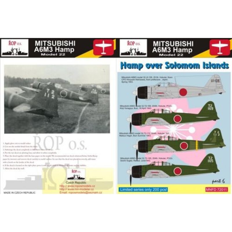 Mitsubishi A6M3 Hamp model 32 Zero - Hamp over Solomon Islands part 1