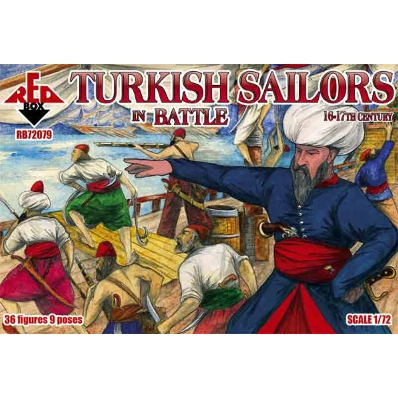 Turkish sailors in battle, 16-17th century