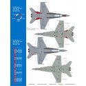 McDonnell-Douglas F/A-18C/D Miramar MAGTF HornetsThe newest schemes from the VMFA (AW)-225 Vikings and VMFA-232 Red Devils are f