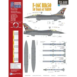 Lockheed-Martin F-16C Fighting Falcon YGBSM 50th Anniversary Weasel Viper. One of the most striking schemes to ever adorn a USAF