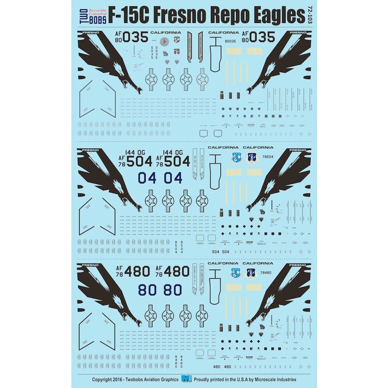 McDonnell F-15C Fresno Repo Eagles