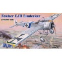 Fokker E.III Eindecker (2in1) kit includes two identical sprues with parts, 2 x resin engines and two frets with p/e parts.