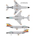 McDonnell F-101C Voodoo with 2 decal options:1. 54-1491, 81stTFW, USAF2. 56-0006, 78th TFS, 81st TFW, USAFThe kit includes three