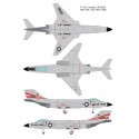 McDonnell F-101C Voodoo with 2 decal options:1. 54-1491, 81stTFW, USAF2. 56-0006, 78th TFS, 81st TFW, USAFThe kit includes three