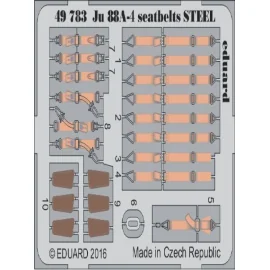 Junkers Ju 88A-4 seatbelts STEEL (designed to be used with ICM kits) !