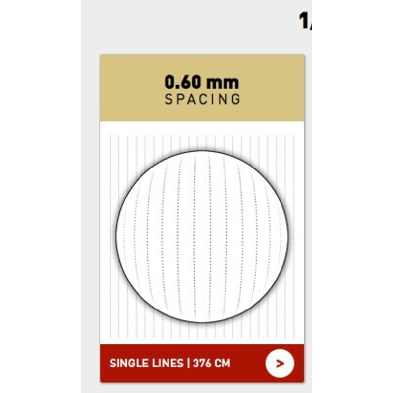 Single Lines - Rivets 0.90mm 376cm Set consists of free lines of positive rivets in 1/48 scale