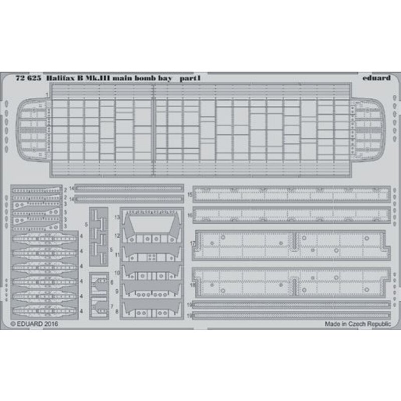 Handley-Page Halifax B Mk.III main bomb bay (designed to be used with Revell kits) !