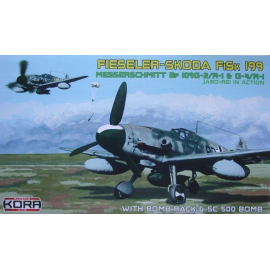 Fieseler-Skoda FiSk 199 w/ SC500 & bomb rack (plastic kit with resin parts)