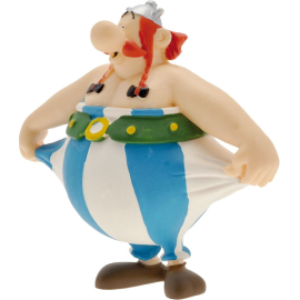 Asterix Figure Obelix holding his pants 8 cm Figurine