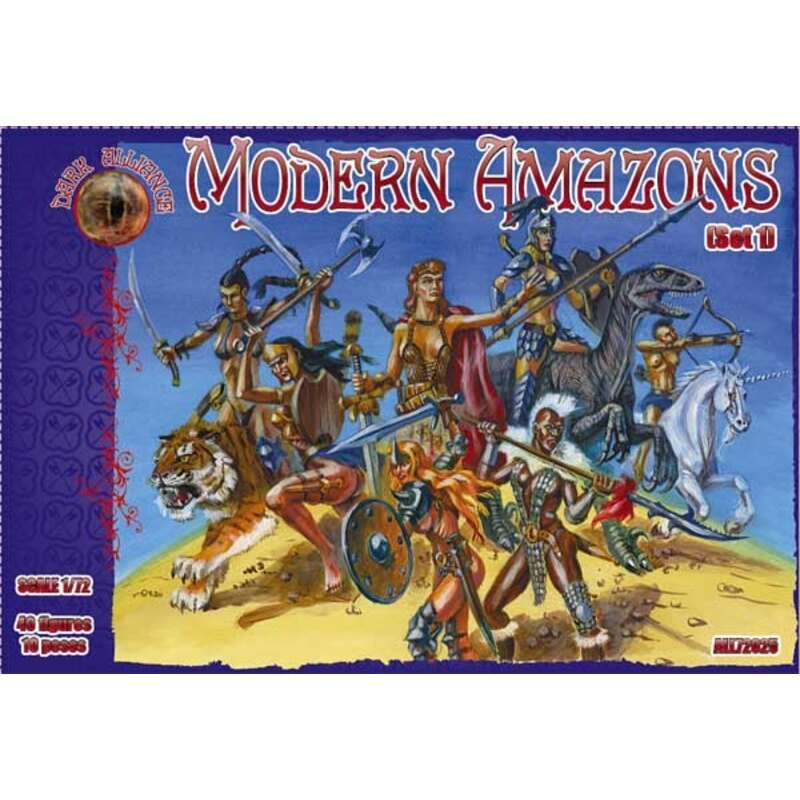 Modern Amazons Figurines for role-playing game