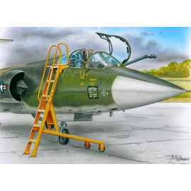 Ladder for Lockheed F-104 Starfighter (designed to be used with ESCI, Eduard and Hasegawa, Monogram, Revell and Testors kits)[F-