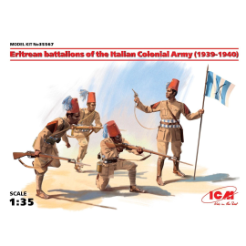 Eritrean battalions of the Italian &#1057 - olonial Army (1939-1940) (4 figures) (100% new moulds) The set includes a figure of 