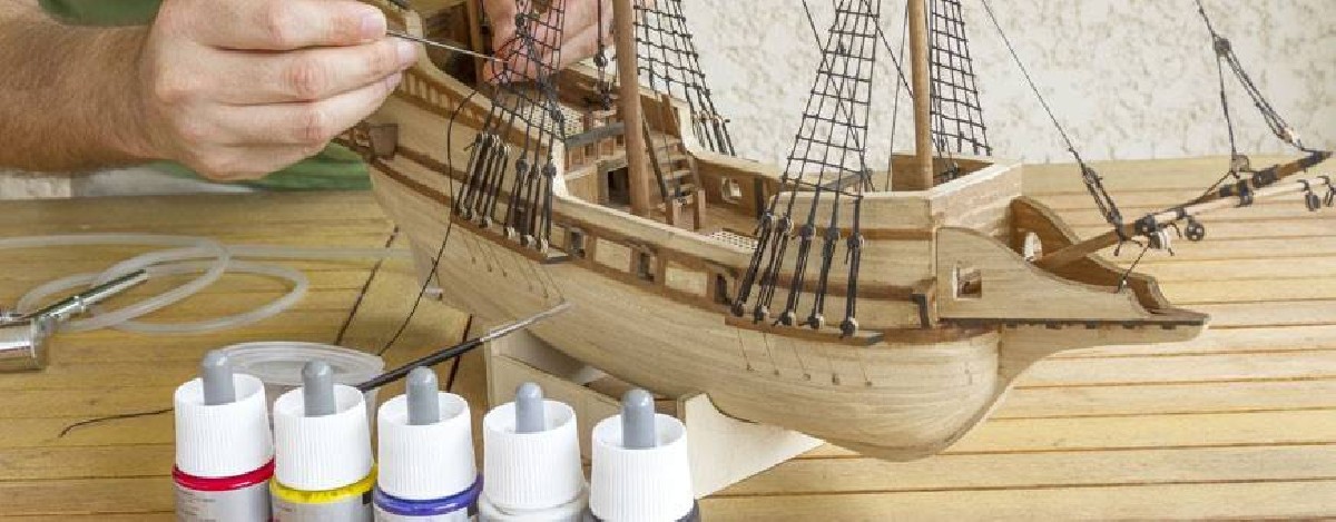 Wooden ship model kits